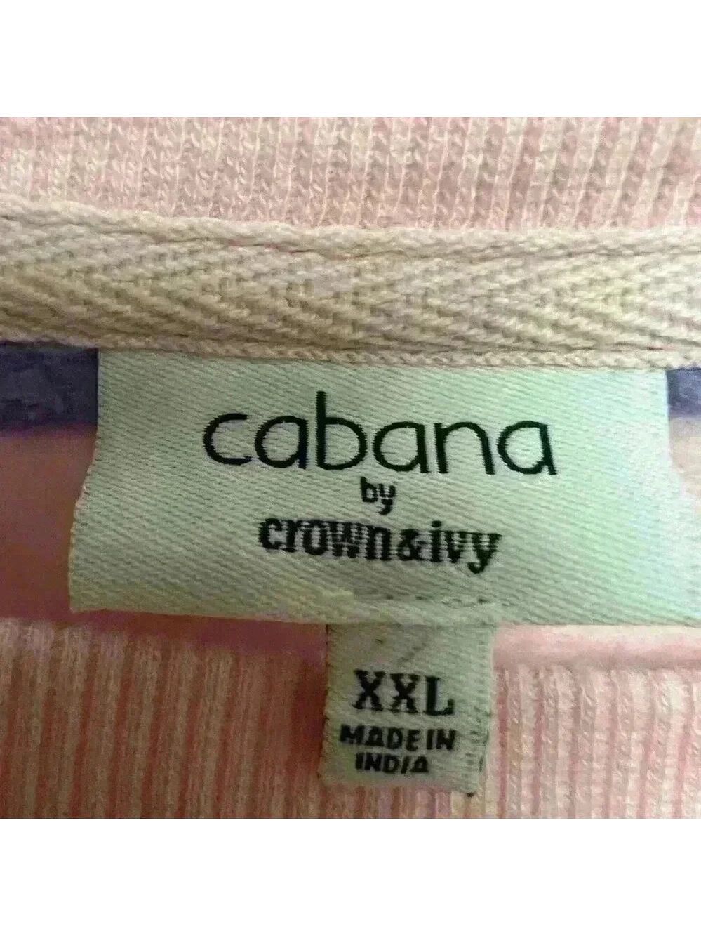 Cabana by Crown and Ivy, super soft long sleeve Sweat Shirt. New With Tags - Picture 5 of 7